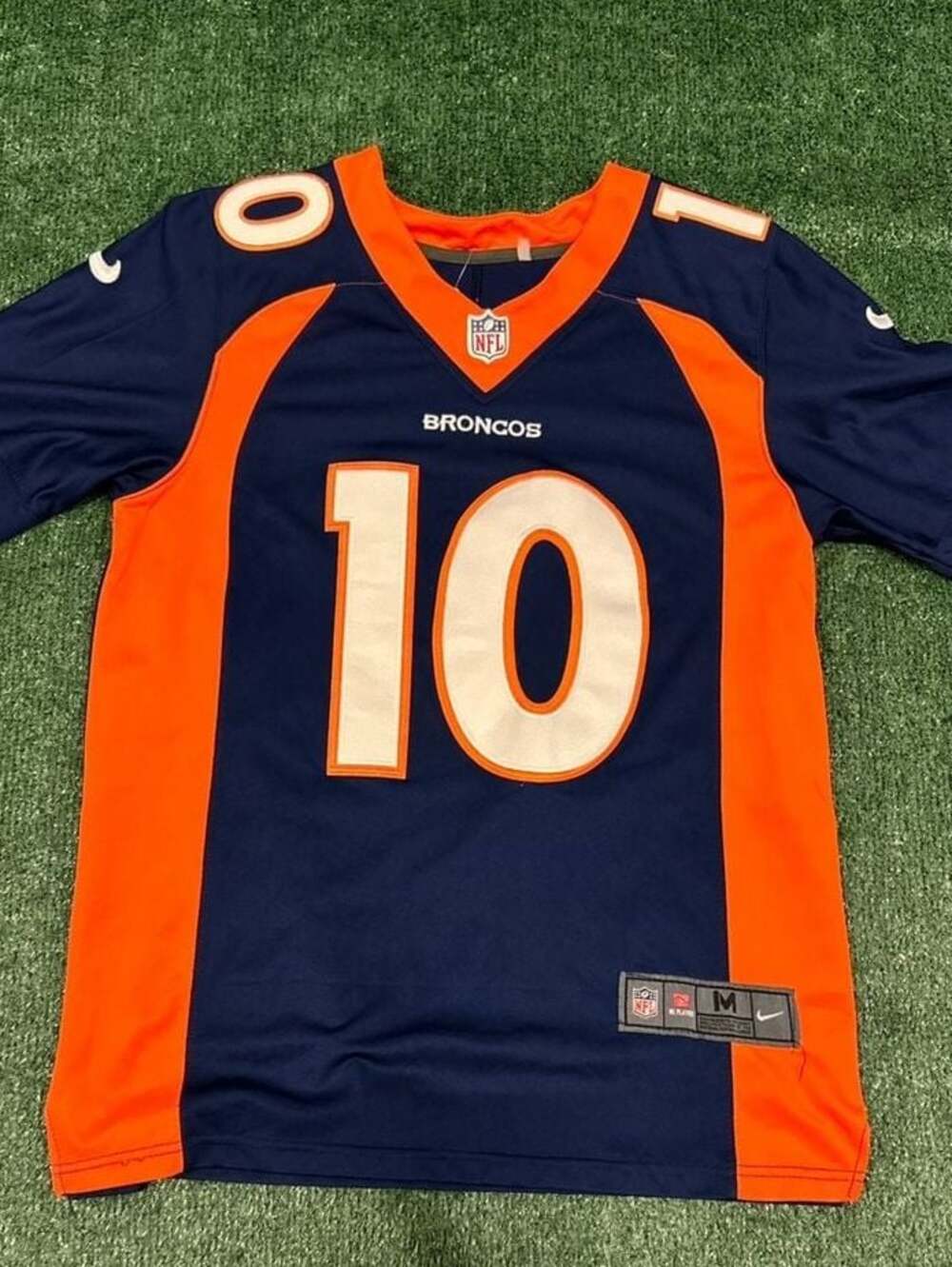 Nike NFL Denver Broncos Emmanuel Sanders #10 Alternate Navy Blue Game Jersey Siz